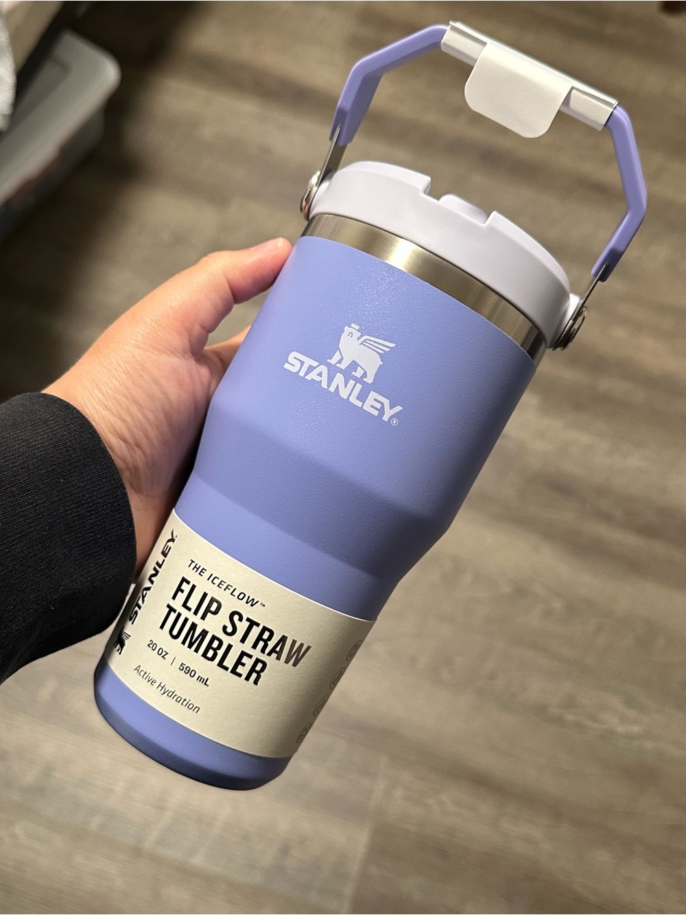 Stanley Flip Straw Tumbler in Lavender Purple with White Lid
